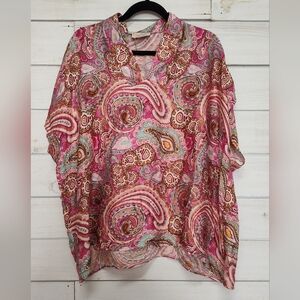 Sofia Paisley Print Women's Top